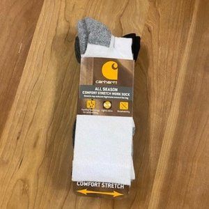 Carhartt Comfort Stretch Work Sock 3 Pack - NWT